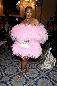 Claire Sulmers at the Christian Cowan Fall 2024 ready-to-wear show