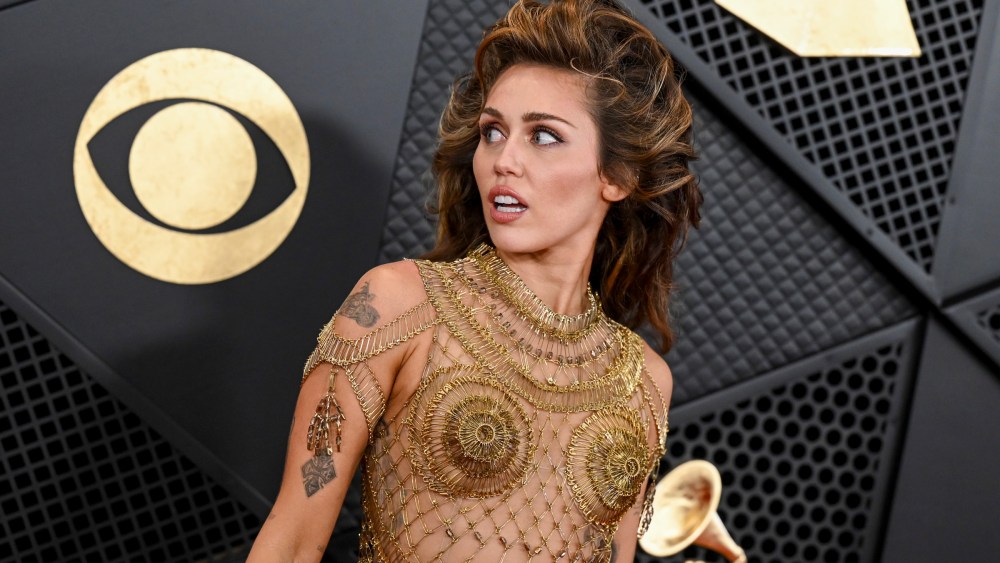 Miley Cyrus at the 66th Annual GRAMMY Awards held at Crypto.com Arena on February 4, 2024 in Los Angeles, California, grammys 2024 best dressed list