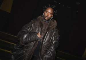 Oyinda at the LaQuan Smith After Party held at The Box on February 12, 2024 in New York, New York.