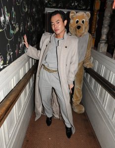 Ezra J. William at the LaQuan Smith After Party held at The Box on February 12, 2024 in New York, New York.