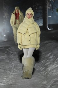 Moncler fall 2024 ready-to-wear collection at New York Fashion Week.