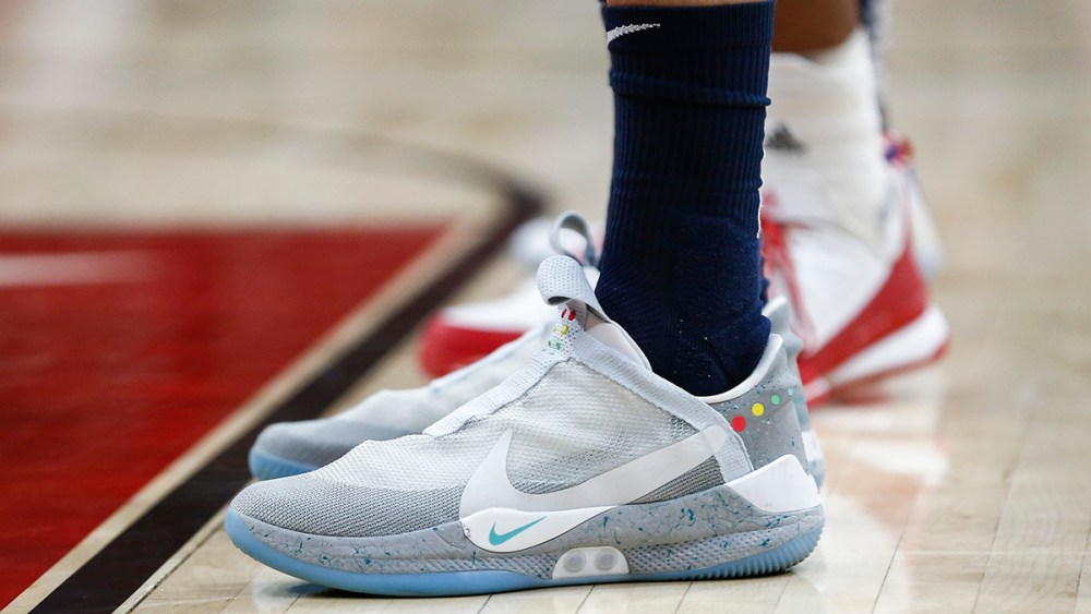 Nike Adapt BB shoes, Nike, technology, footware, trademark