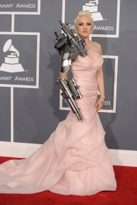 LOS ANGELES, CA - FEBRUARY 12:  Singer Sasha Gradiva arrives at The 54th Annual GRAMMY Awards at Staples Center on February 12, 2012 in Los Angeles, California.  (Photo by Steve Granitz/WireImage)