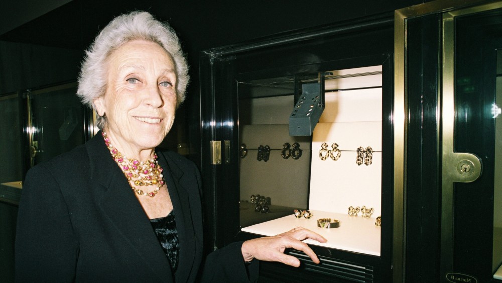 Marina Bulgari Spaccarelli exhibition of Geneva. (Photo byBertrand Rindoff Petroff/Getty Images)