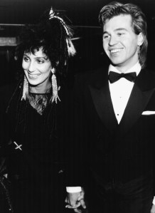 Cher and Val Kilmer, 1984.