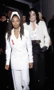 Janet Jackson and Michael Jackson at the 1993 Grammy Awards