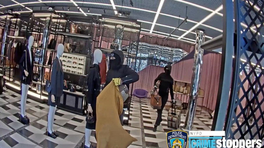 Robbers targeted a Manhattan Gucci store Monday, stealing about $51,000 in merchandise, according to the NYPD.
