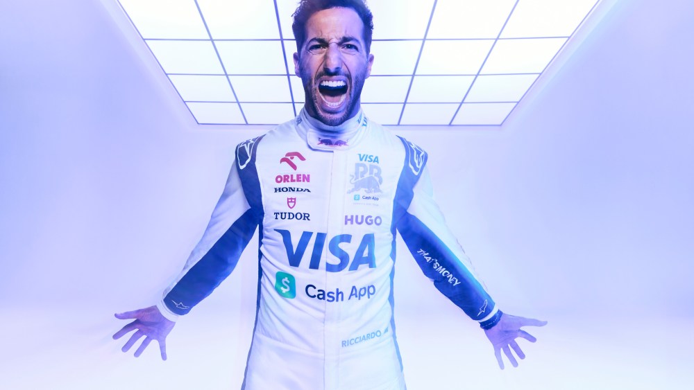 Daniel Ricciardo seen at the car launch at Visa Cash App RB