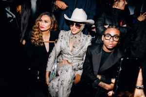 Tina Knowles and Beyoncé