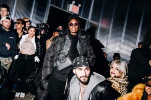 Mickalene Thomas at the Thom Browne Fall 2024 ready-to-wear show