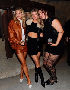 Alyson Hanks, Meredith Shiney and Jen Hanshaw at the grand opening of 424's Melrose Place.