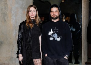 Stacey Louise Grant and Max Feldmann at the grand opening of 424's Melrose Place.