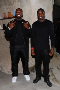 Olumide Ogunjobi and Toby Oniyitan at the grand opening of 424's Melrose Place.
