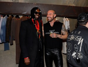 Ugo Mozie and Luke McGill at the grand opening of 424's Melrose Place.