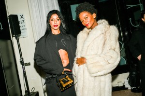 Jovana Benoit and Aube Jolicoeur at the Mejuri X Ganni Collaboration Party