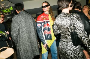 Jordan Rand at the Mejuri X Ganni Collaboration Party