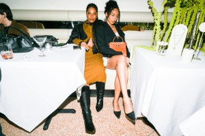Tara Thomas and Maryah Ananda at the Mejuri X Ganni Collaboration Party