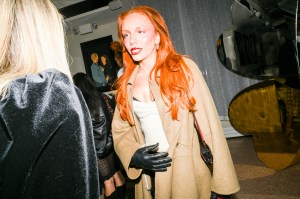 Jovel Ramos at the Mejuri X Ganni Collaboration Party
