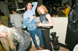 Nate Brunner and Griffin Maxwell Brooks at the Mejuri X Ganni Collaboration Party