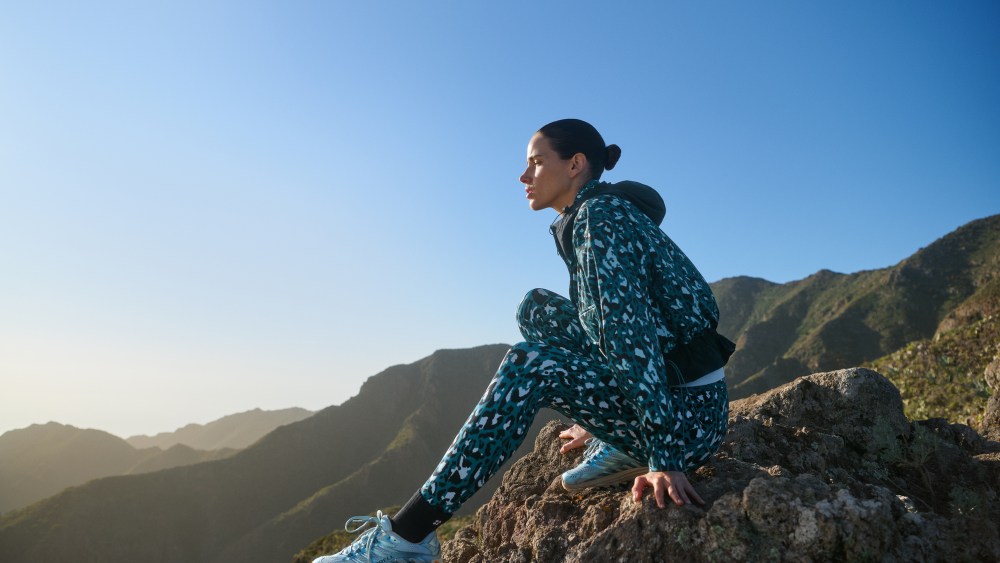 A look from the Merrell, Sweaty Betty capsule.