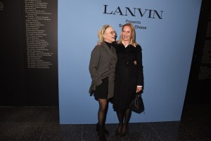 Nancy Jarecki and Uma Thurman