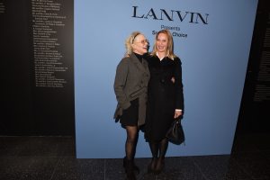 Nancy Jarecki and Uma Thurman