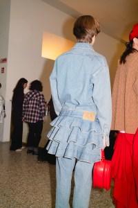 Backstage at Moschino Fall 2024 Ready-to-Wear Collection at Milan Fashion Week