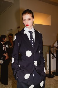 Backstage at Moschino Fall 2024 Ready-to-Wear Collection at Milan Fashion Week