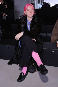 BERLIN, GERMANY - FEBRUARY 06: <> the Dzhus X NEWEST Fashion Show at Pressecafe on February 06, 2024 in Berlin, Germany. (Photo by Joshua Sammer/Getty Images for  NEWEST Contemporay Fashion Hub)