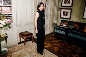 Jeannie Yoo at the Adam Lippes 10th Anniversary Dinner held at Majorelle on February 6, 2024 in New York, New York.