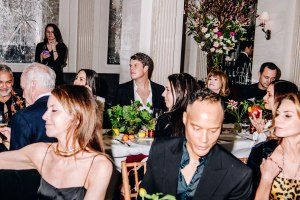 Wes Gordon at the Adam Lippes 10th Anniversary Dinner held at Majorelle on February 6, 2024 in New York, New York.