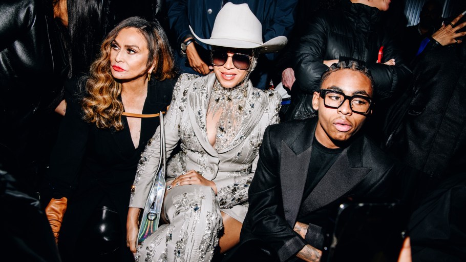 Tina Knowles and Beyoncé at Luar Fall 2024 Ready-to-Wear