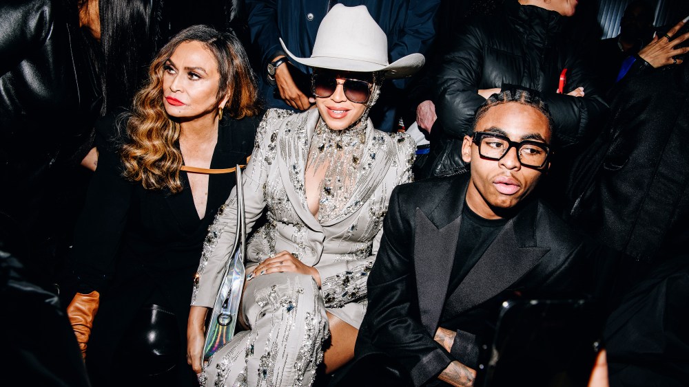 Tina Knowles and Beyoncé at Luar Fall 2024 Ready-to-Wear