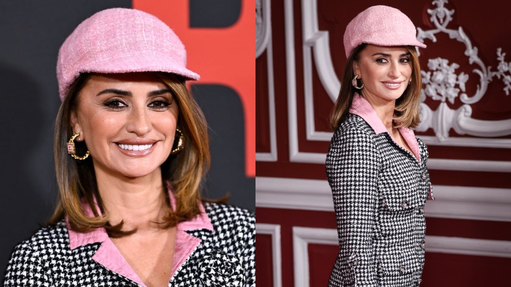 Penélope Cruz, Chanel hat, Ferrari, red carpet, celebrity style