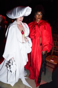 Julia Fox and Richie Shazam at the Willy Chavarria Fall 2024 ready-to-wear show
