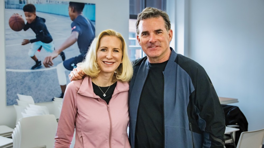 Stephanie Linnartz and Kevin Plank Under Armour