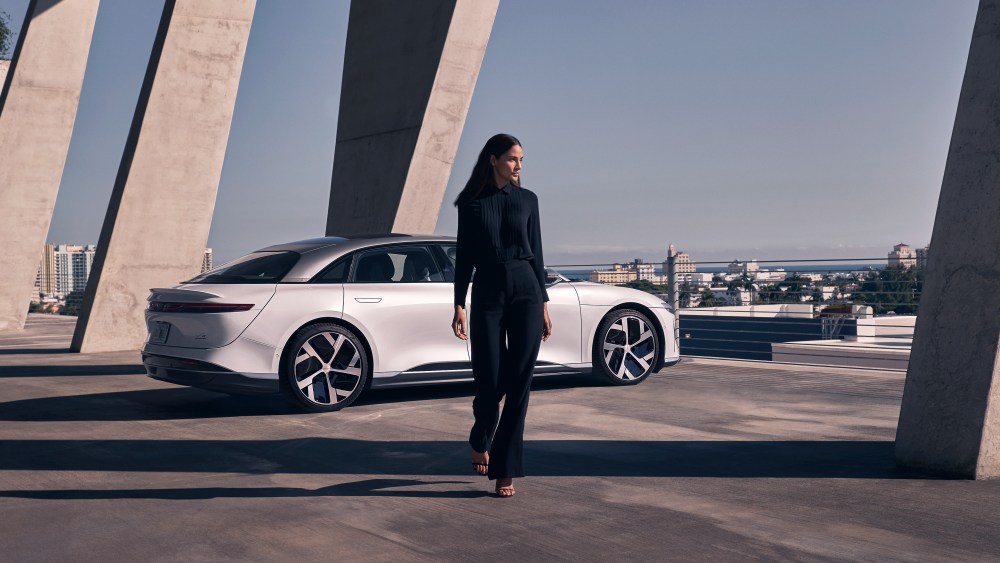 The Lucid electric car.
