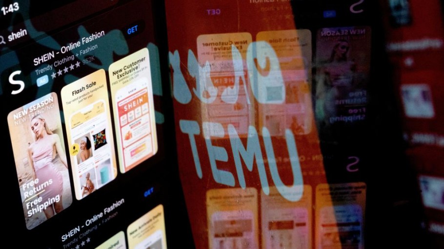 Low prices at Temu and Shein attract U.S. trade-down shoppers.