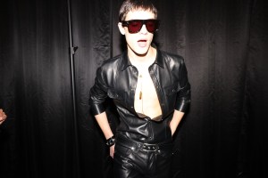 Backstage at Tom Ford Fall 2024 Ready-to-Wear Collection at Milan Fashion Week