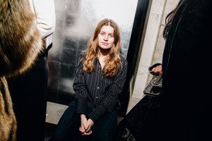Girl in Red at the Tory Burch Fall 2024 ready-to-wear show