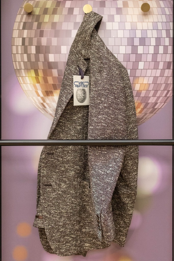 A blazer crafted with a Vitale Barberis Canonico's spring 2025 textile.
