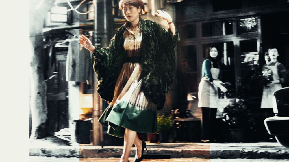 An archival Prada dress with tie-dye print made a cameo in the Wong Kar Wai-directed hit TV series Blossoms Shanghai.