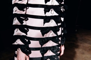 Backstage at the Wiederhoeft fall 2024 ready-to-wear show at New York Fashion Week.