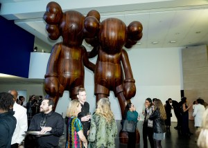The scene at Giants: Art from the Dean Collection of Swizz Beatz and Alicia Keys