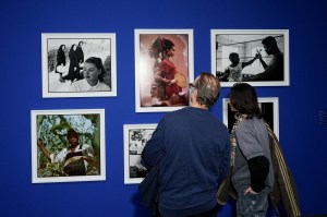 The scene at Giants: Art from the Dean Collection of Swizz Beatz and Alicia Keys