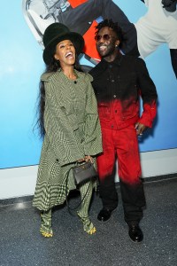 June Ambrose and Nigel Sylvester
