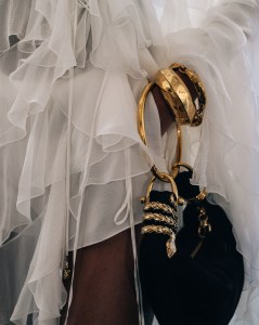 Backstage at Chloé Fall 2024 Ready-to-Wear Collection at Paris Fashion Week