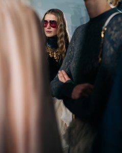 Backstage at Chloé Fall 2024 Ready-to-Wear Collection at Paris Fashion Week