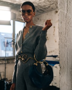Backstage at Chloé Fall 2024 Ready-to-Wear Collection at Paris Fashion Week
