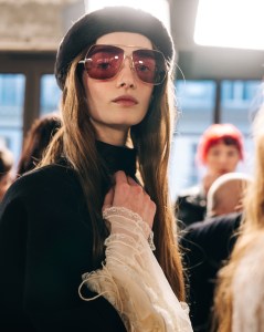 Backstage at Chloé Fall 2024 Ready-to-Wear Collection at Paris Fashion Week